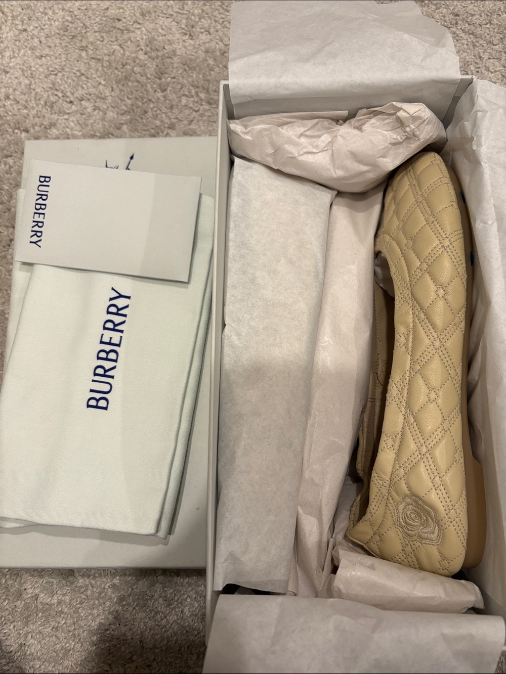 Burberry Sadler Ballerina Flats - Picture 2 of 5